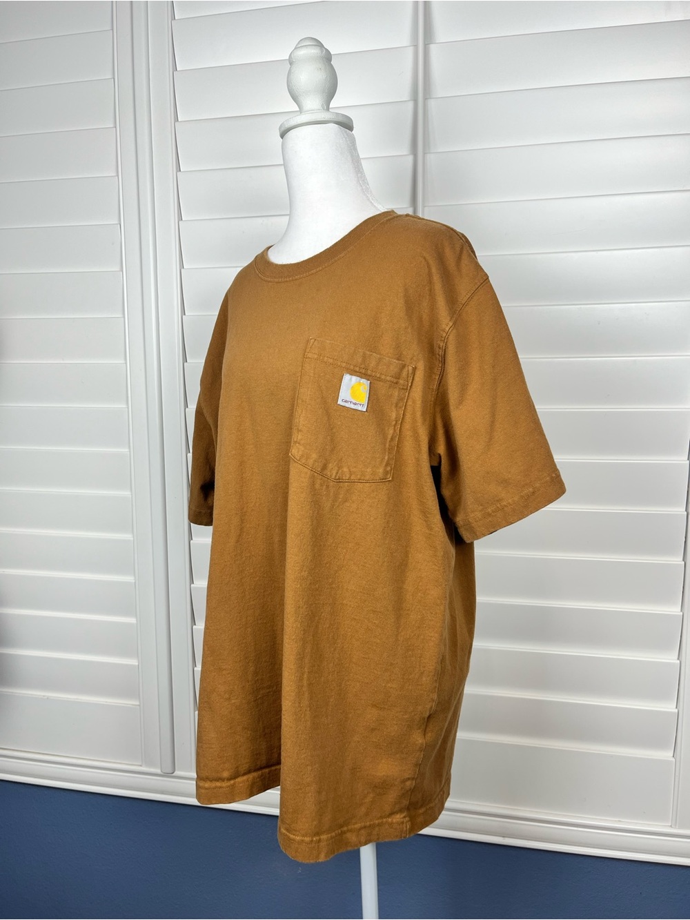 Carhartt Short Sleeve Pocket Tee in Brown Brown size L utility streetwear work